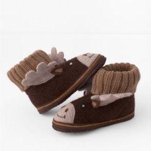 Garnet Hill | Kids' Boiled Wool Slipper Boots by Haflinger | toddler size 8